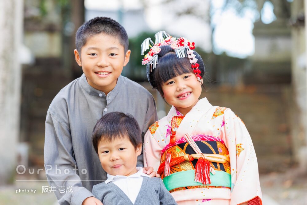 「素敵なものばかりで大変満足」華やかな晴れ着姿で！温かな七五三の撮影