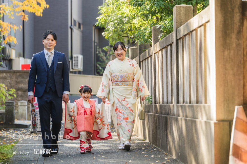 「とても温かい写真ばかりで感動」カワイイ笑顔！3歳女の子の七五三撮影