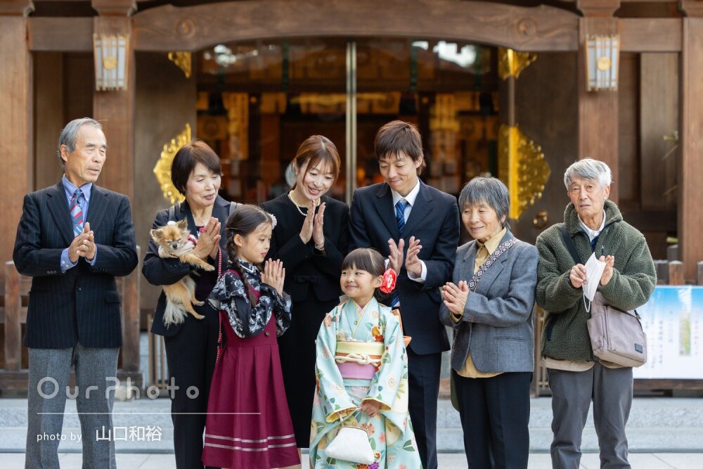 「一生の宝物」お姉ちゃんと一緒に！笑顔溢れる7歳女の子の七五三の撮影