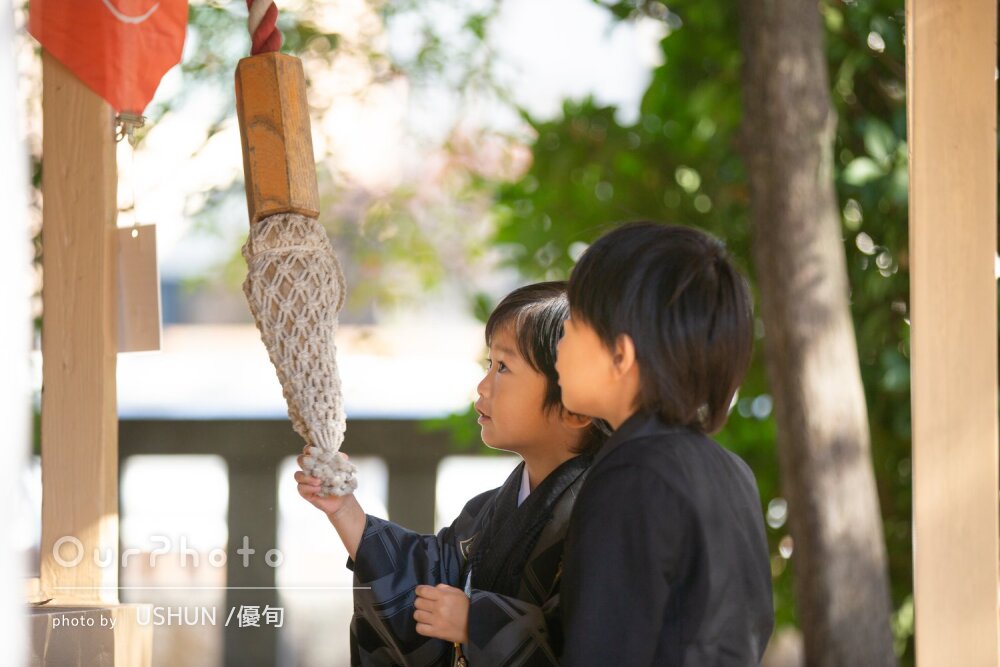 「感動するくらい素敵でした」自然な様子が可愛い5歳男の子の七五三撮影