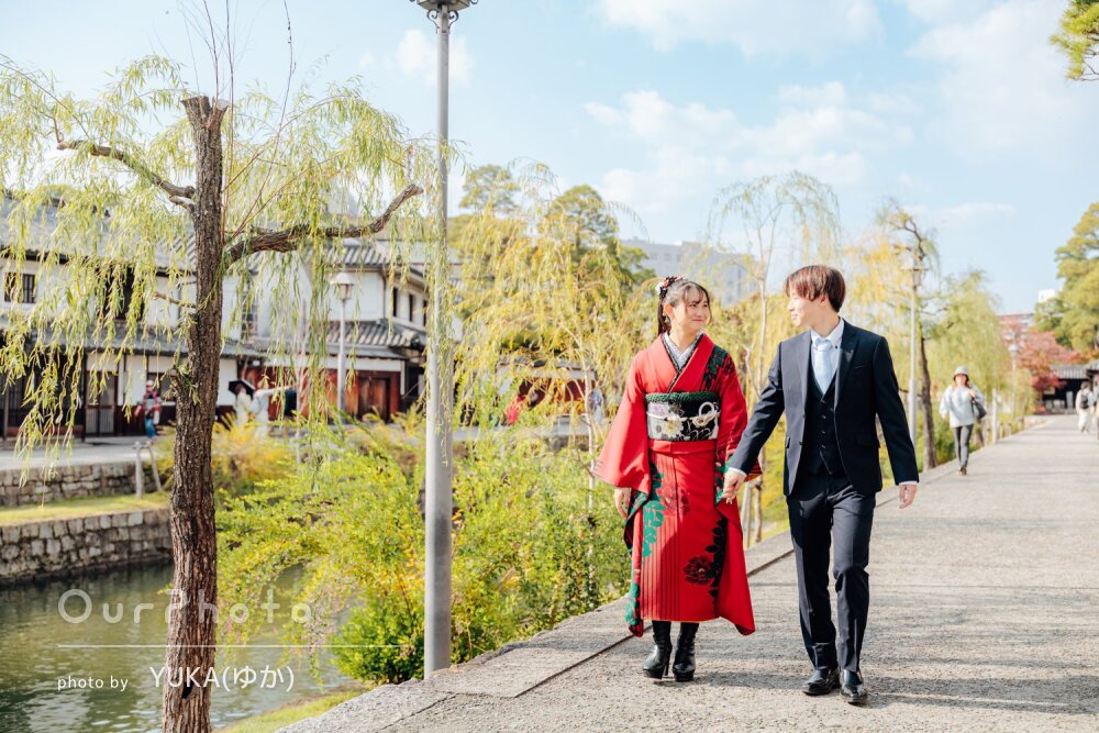 「自然な笑顔や表情をたくさん引き出して」街中で成人式の前撮りの撮影