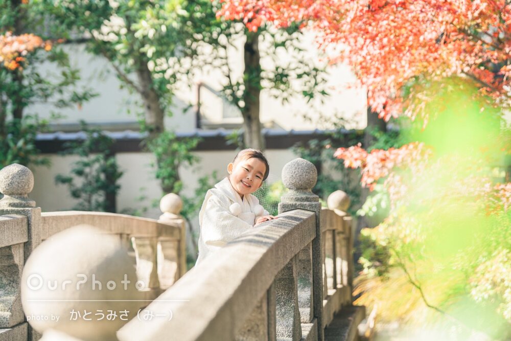 「気さくで雰囲気良く」輝く笑顔がとってもキュートな七五三の撮影