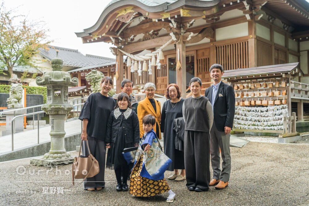 「躍動感あふれる写真」ポージングがカッコイイ！晴れ着姿で七五三の撮影