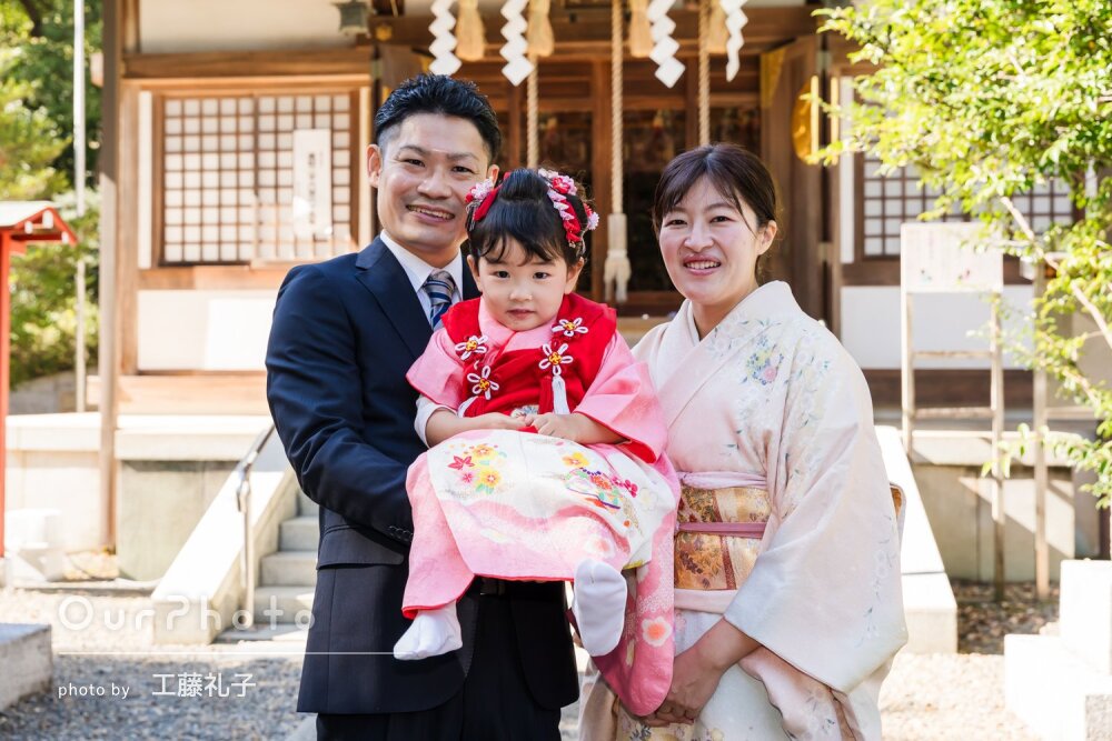 「改めて思い出せてくれるような」和やかな雰囲気が素敵な七五三の撮影