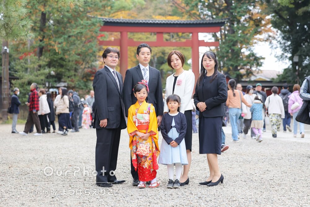 「とても素敵な表情」華やかな和装で大人っぽく！女の子の七五三の撮影