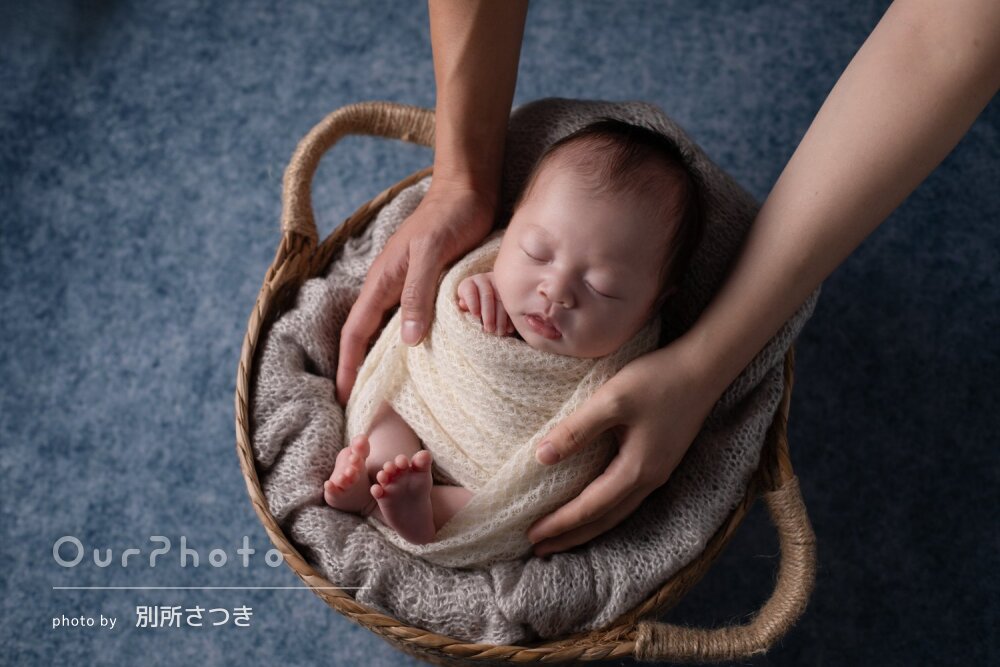 「素敵なものばかり」親子の絆が感じられるニューボーンフォトの撮影