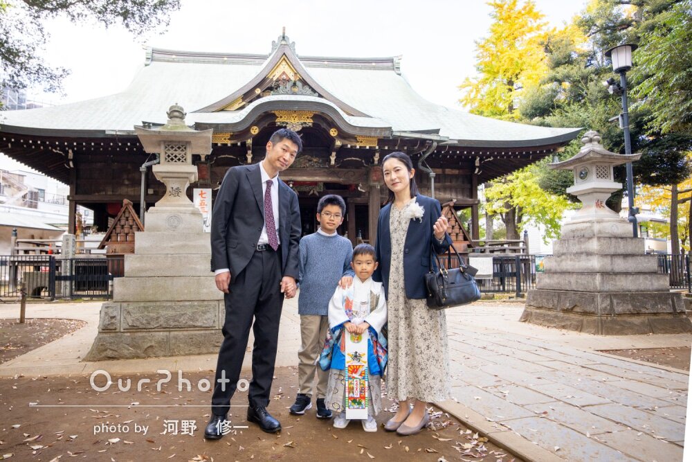「いい表情をうまく引き出して」凛々しい袴姿！リピーター様の七五三撮影