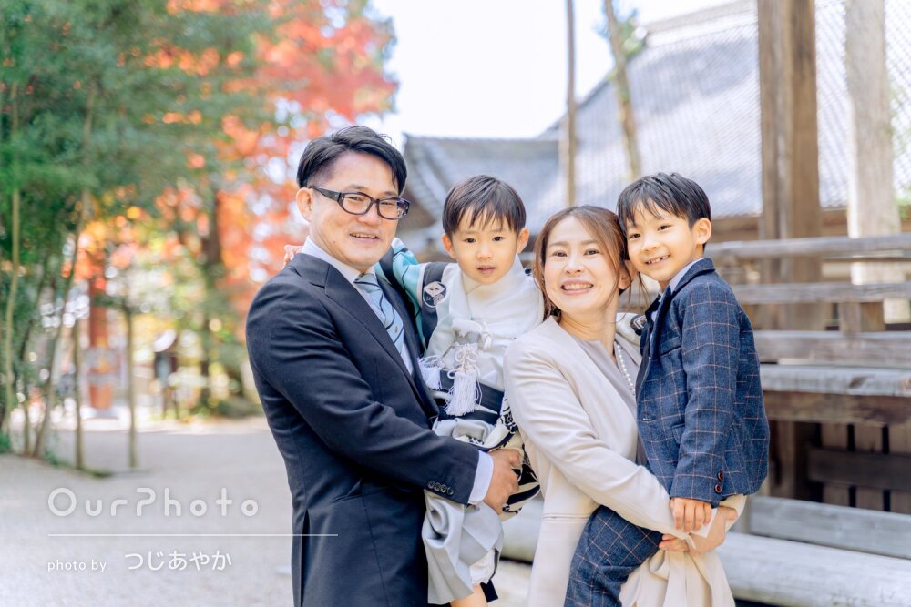 「温かさを感じるものばかり」リラックスした笑顔で七五三の撮影