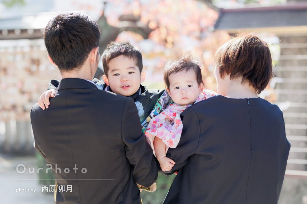 「変に固くなることなく撮影に臨めた」自然体な姿が可愛い七五三の撮影