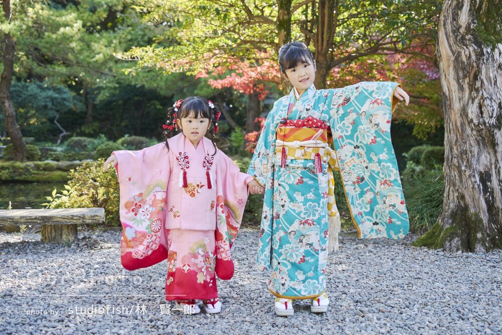 「自分たちでは撮れないようなバランスの良い写真」姉妹で七五三の撮影