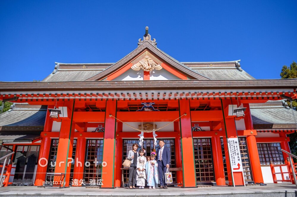 「素敵な仕上がり」晴れ着姿で可愛らしく！七五三と1/2成人式の撮影