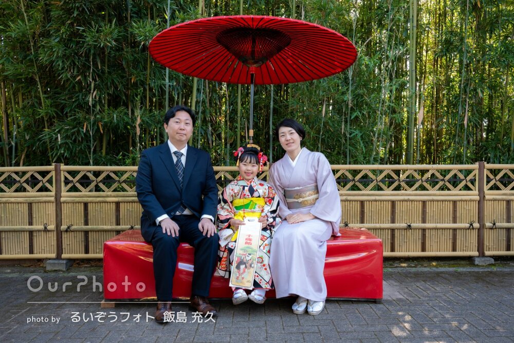 「とても楽しく」思い出に残る瞬間をパチリ！7歳女の子の七五三の撮影