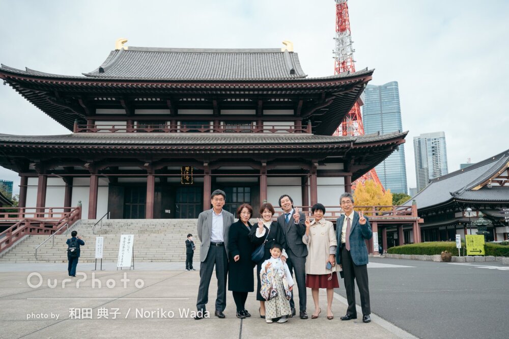 「優しい自然な表情がたくさん」当日の温かい空気感が伝わる七五三の撮影