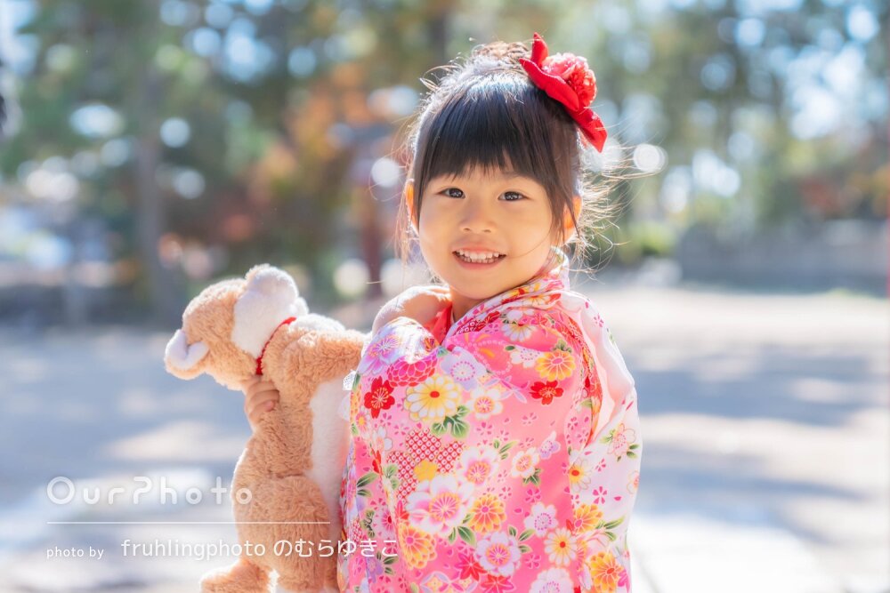 「笑顔を引き出してくださり」自然体な姿でキュート！女の子七五三の撮影