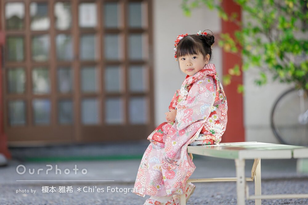 「一瞬を逃さず」三歳女の子の可愛い姿を思い出に残す！七五三の撮影