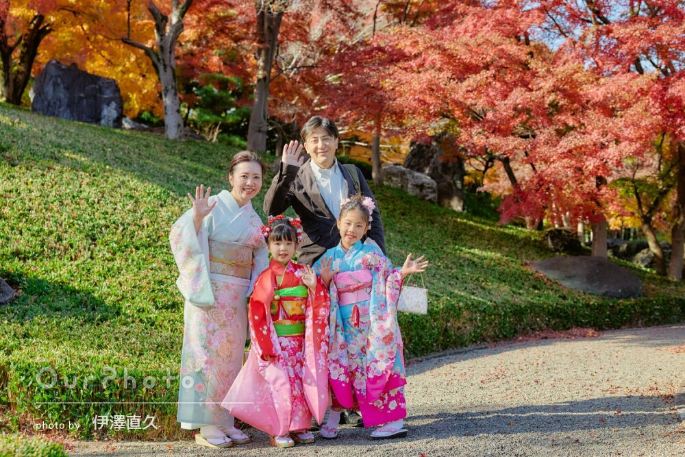 「自然な笑顔やお姉さんっぽい表情や仕草」7歳の女の子の七五三の撮影