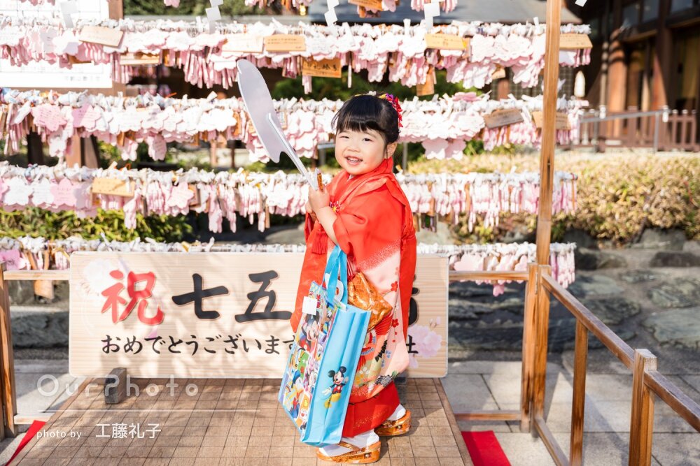 「笑顔の引き出し方がとても上手」表情のひとつひとつが可愛い七五三撮影
