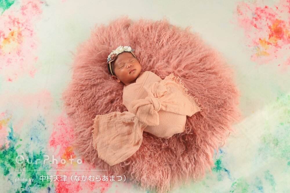 「可愛いが止まらない大満足な撮影」種類豊富なニューボーンフォトの撮影
