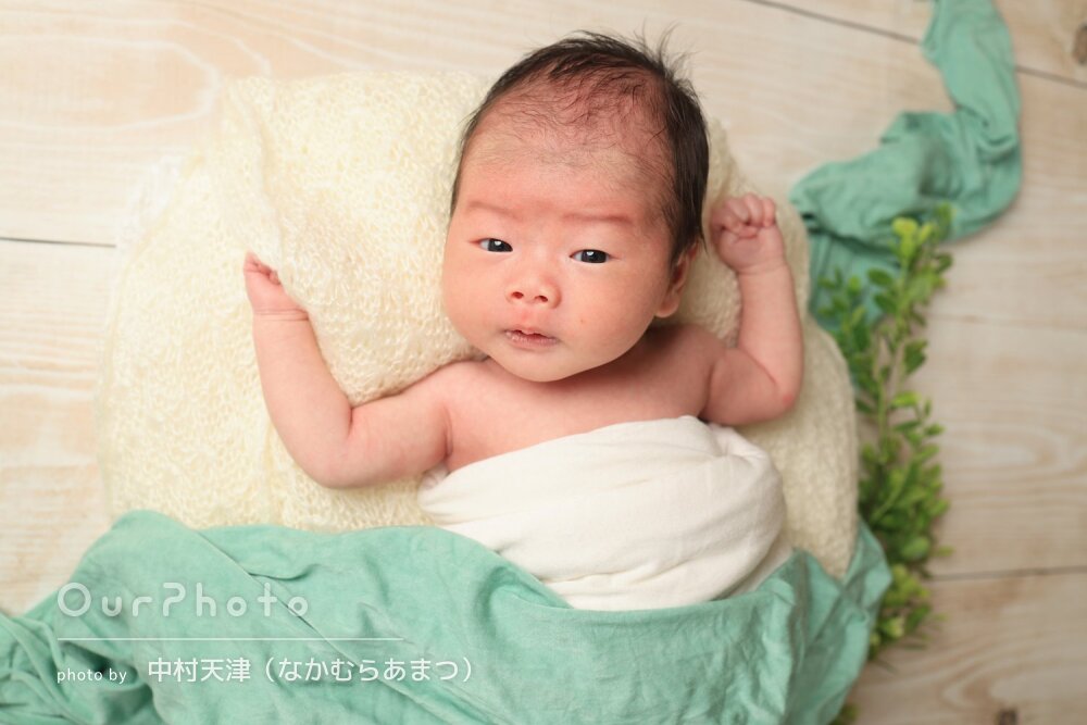 「希望するイメージの通り」可愛いが詰まったニューボーンフォトの撮影