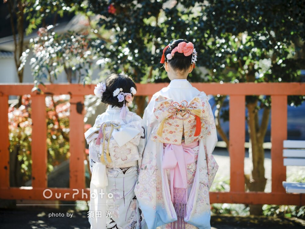 「素敵な写真をたくさん撮って頂きました」華やかな和装で七五三の撮影