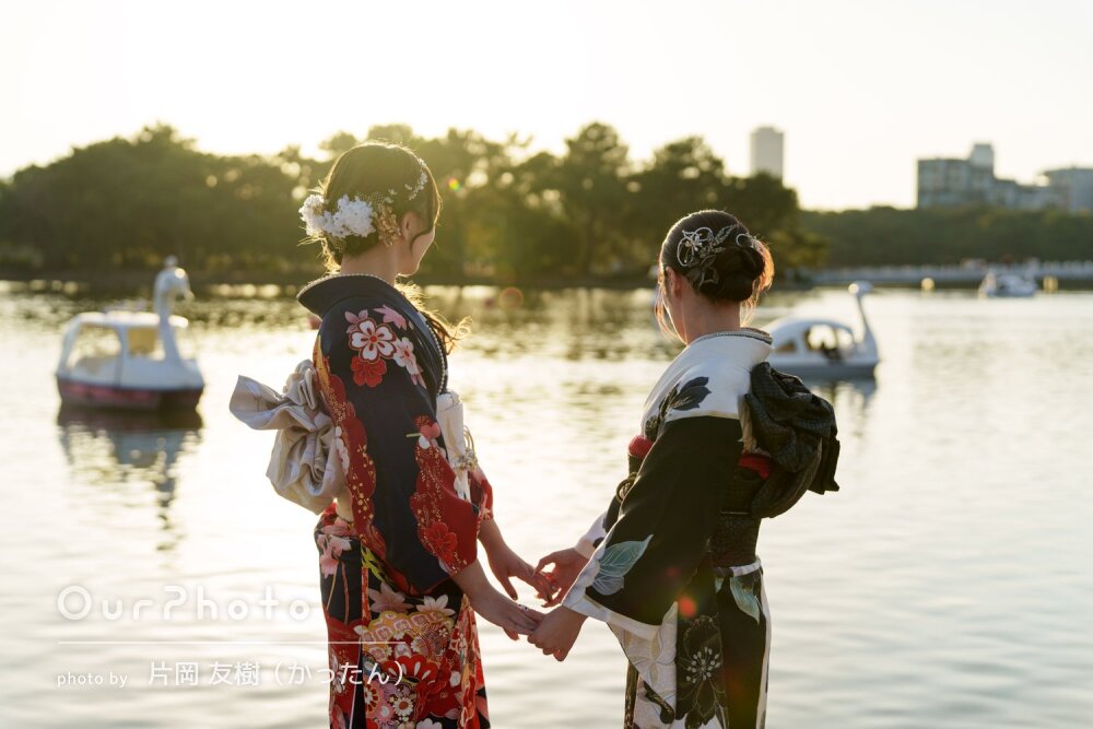 「一生に1度の思い出を素敵な形で残せて嬉しい」友人と成人式の撮影