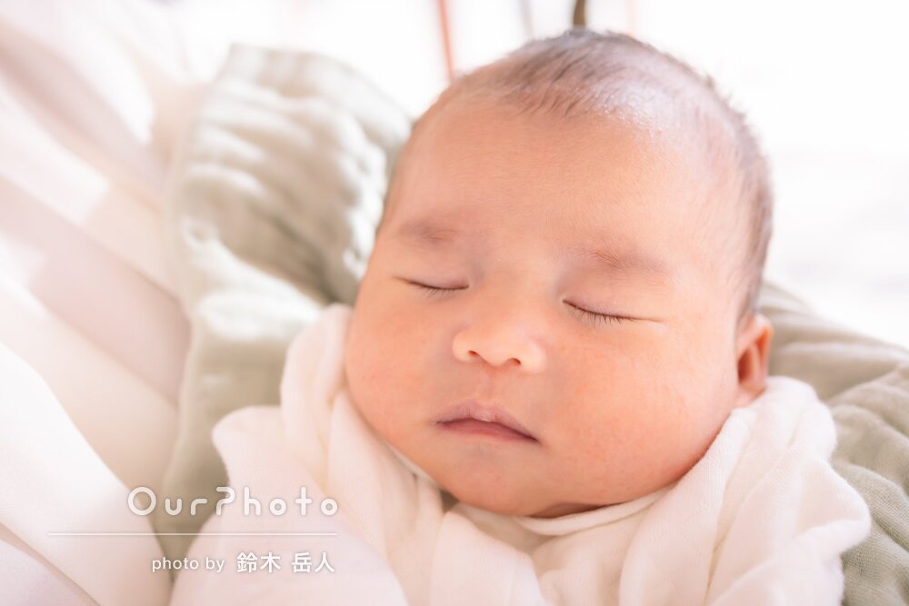 「素敵な撮影ポイントを把握されて」安心してお任せ！お宮参りの撮影