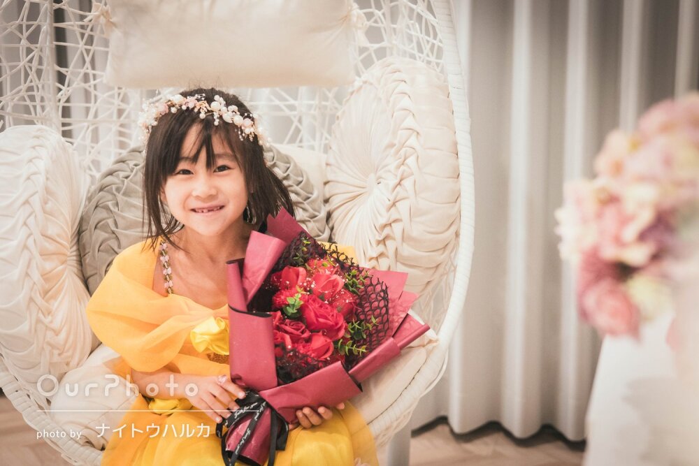 「幸せいっぱいの写真」バリエーション豊富！7歳女の子の七五三の撮影