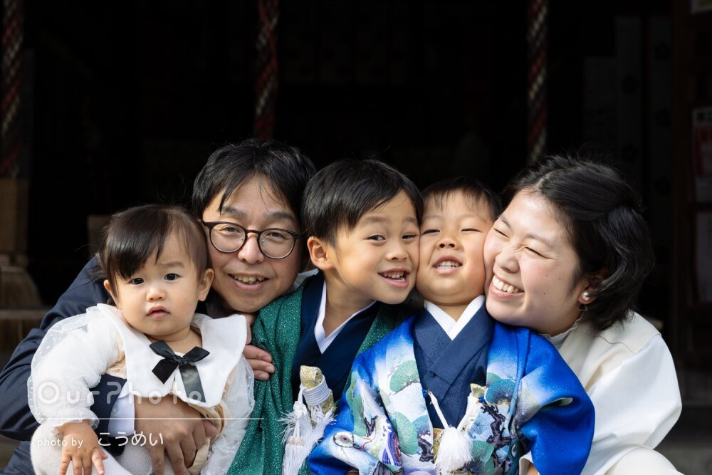 「めちゃくちゃ可愛い写真をたくさん」笑顔と元気いっぱい！七五三の撮影