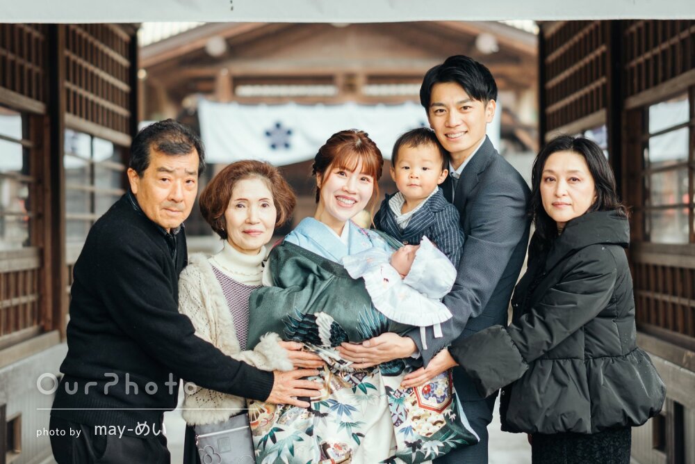 「めちゃくちゃ素敵な写真ばかり」笑顔で和やかに！幸せなお宮参りの撮影