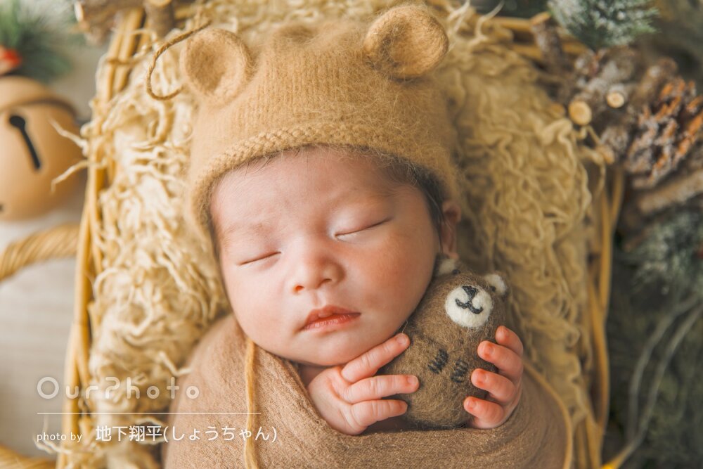 「とても素敵で大満足」ぬくもりを感じる可愛いニューボーンフォトの撮影