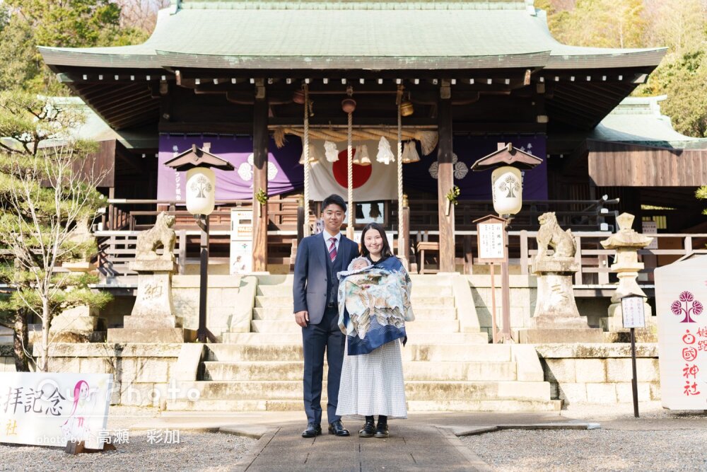 「とてもいい思い出になりました！」温かな笑顔で男の子のお宮参りの撮影