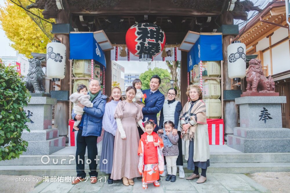 「とても綺麗で大変満足」思い出を色鮮やかに写した七五三の撮影