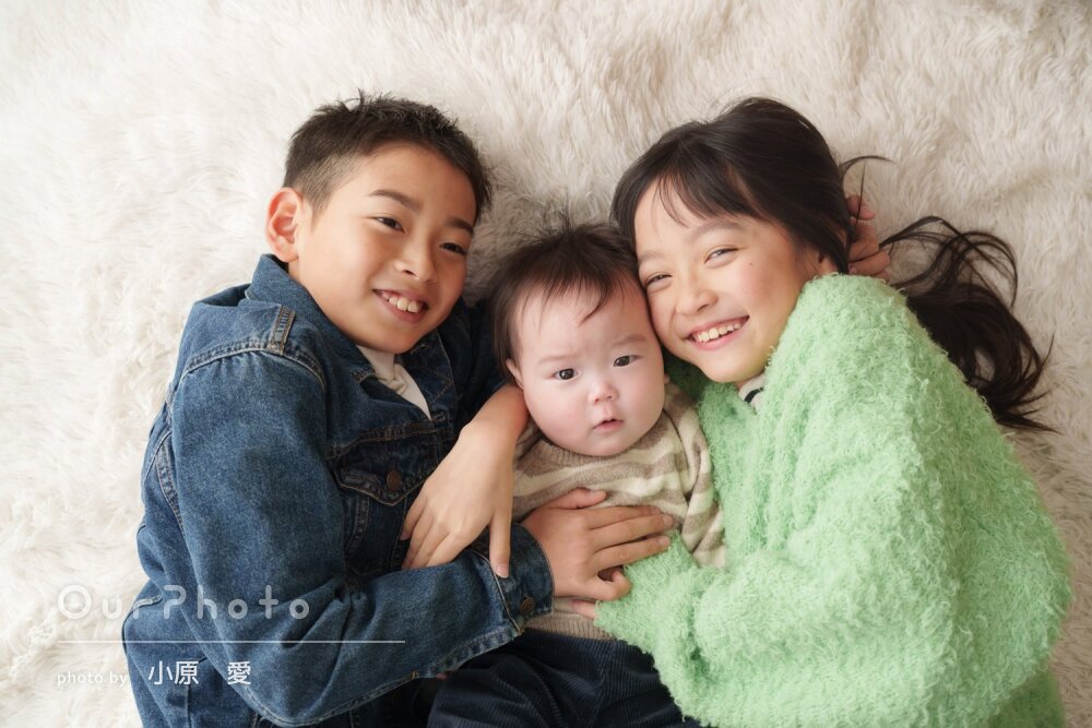 「可愛い写真ありがとう」まるで天使みたいなハーフバースデーフォト撮影