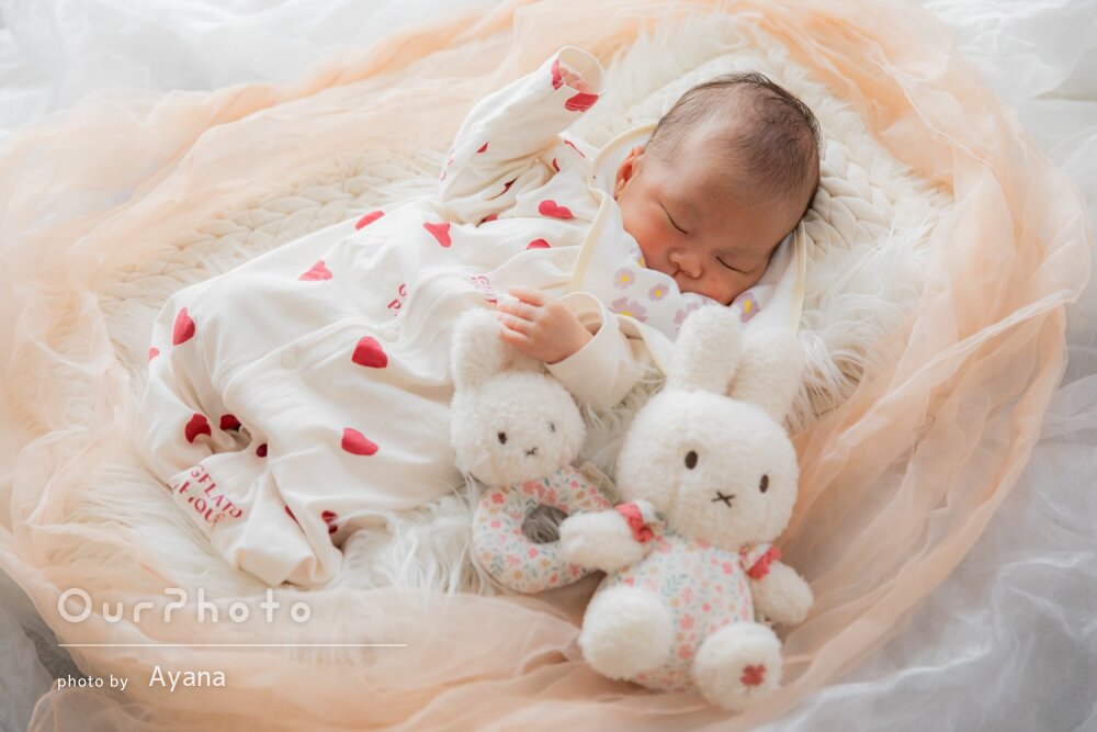 「本当に頼んでよかった」お兄ちゃんと一緒に！ニューボーンフォトの撮影