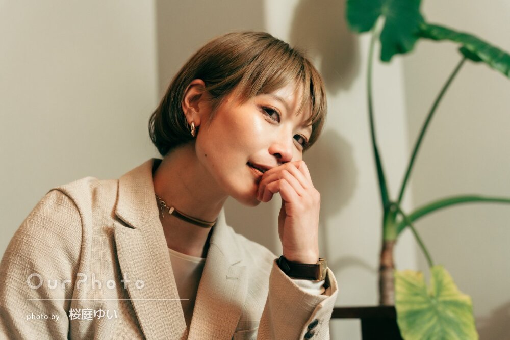 「とっても素敵」最高の瞬間を切り取って！女性のプロフィール写真撮影