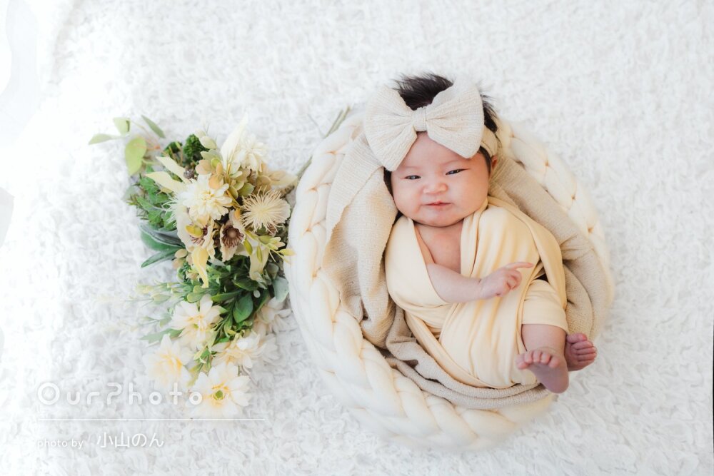 「終始和やかな雰囲気で」家族の笑顔と幸せ溢れるニューボーンフォト撮影