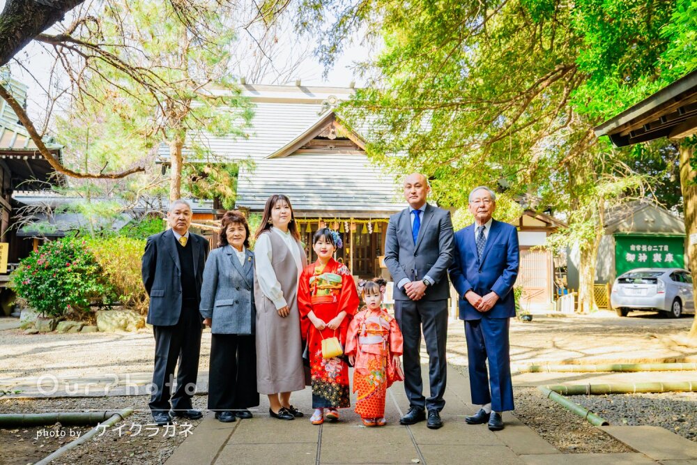 「楽しく過ごせました」色鮮やかな晴れ着姿が美しい！姉妹の七五三の撮影