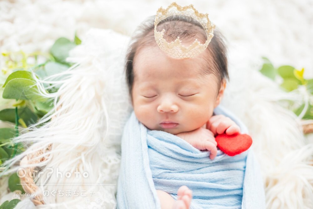 「子育ての励みになります」キュートな寝顔！ニューボーンフォトの撮影