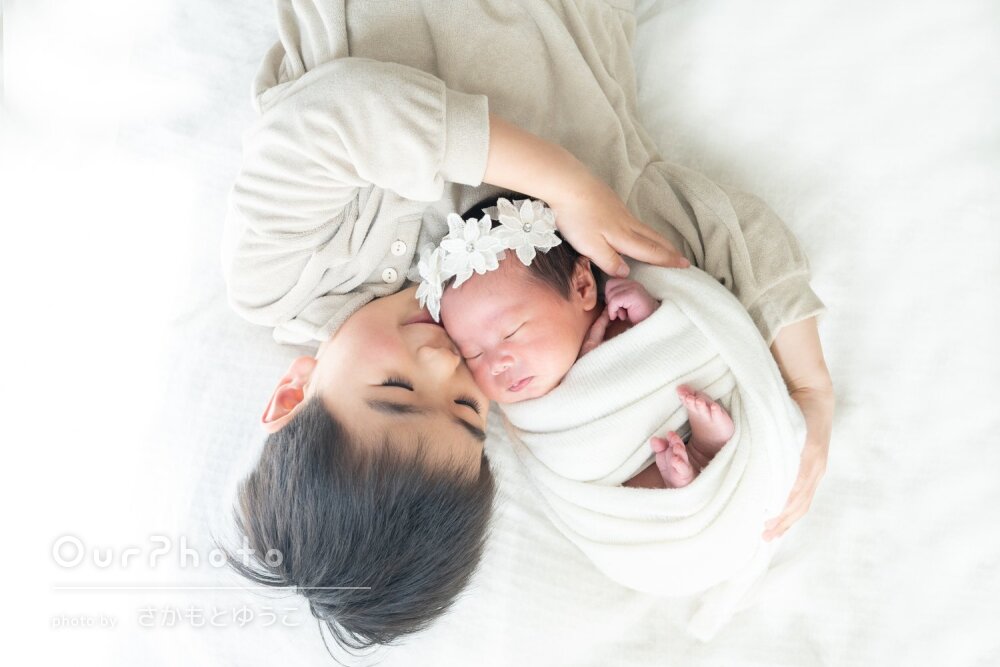 「兄妹のお写真も大切な思い出」兄の愛情伝わるニューボーンフォトの撮影