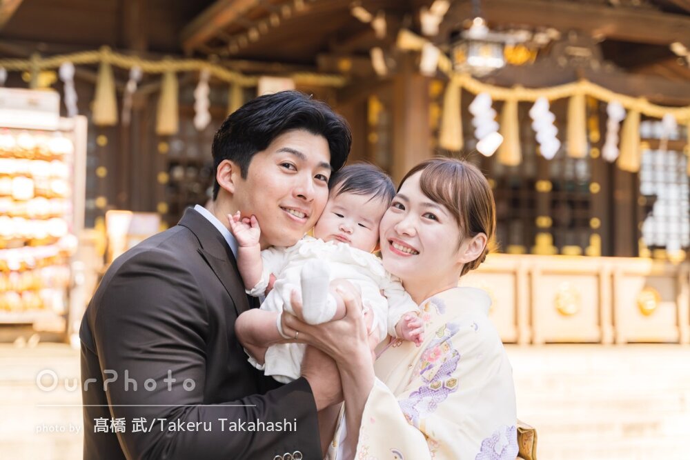 「沢山の素敵な写真」春の日差しに包まれて笑顔いっぱいのお宮参り撮影