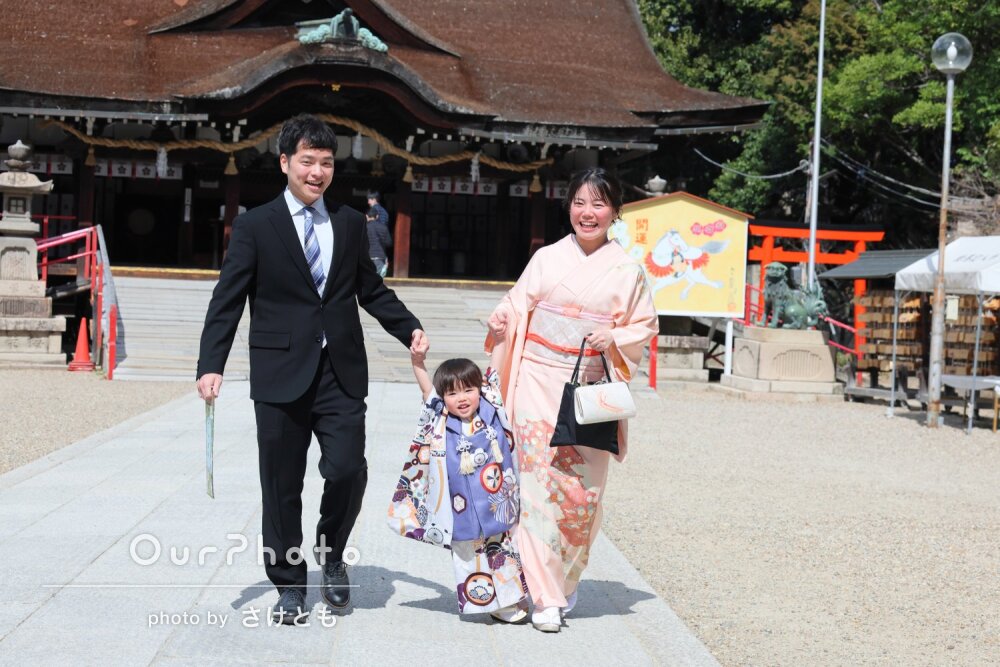 「色鮮やかでにこにこの写真がたくさん」笑顔溢れる！男の子の七五三撮影