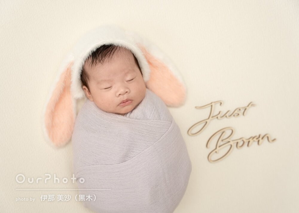 「可愛くて思い出に残る良い写真」ご自宅で多彩なニューボーンフォト撮影