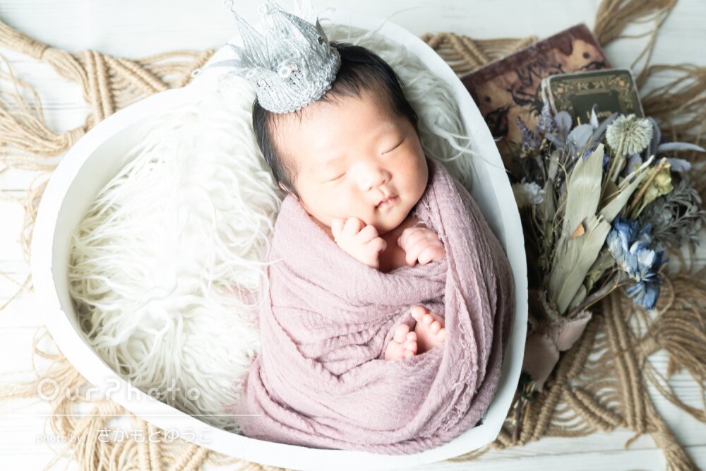「撮影時間を楽しく」可愛らしい瞬間をパチリ！ニューボーンフォトの撮影