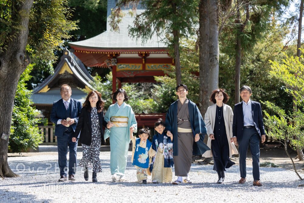 「色々な表情を残すことが出来ました」和装で華やか！兄弟の七五三の撮影