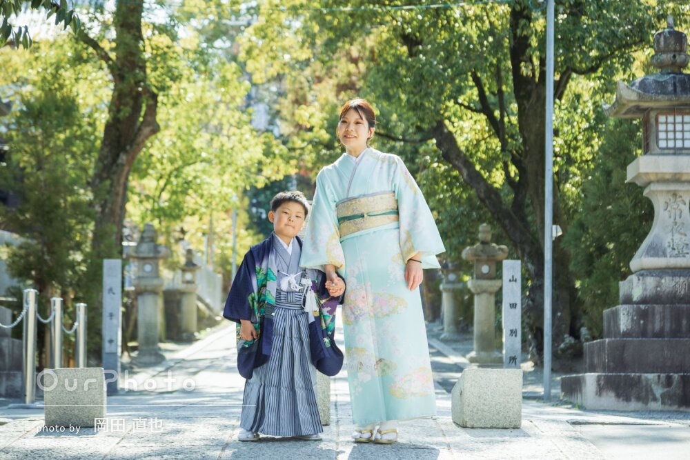 「お任せして本当によかった」親子そろって和装姿が素敵な七五三の撮影