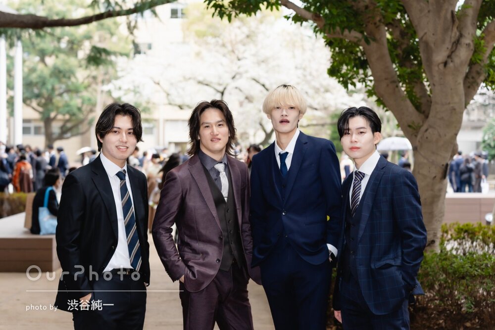 「終始楽しく」ハレの日にふさわしい凛々しい姿で！卒業記念写真の撮影