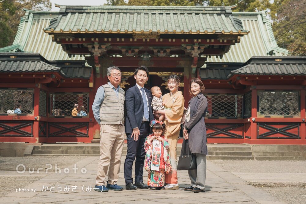 「本当に思い出に残る1日」美しい被布姿！可愛らしい女の子の七五三撮影