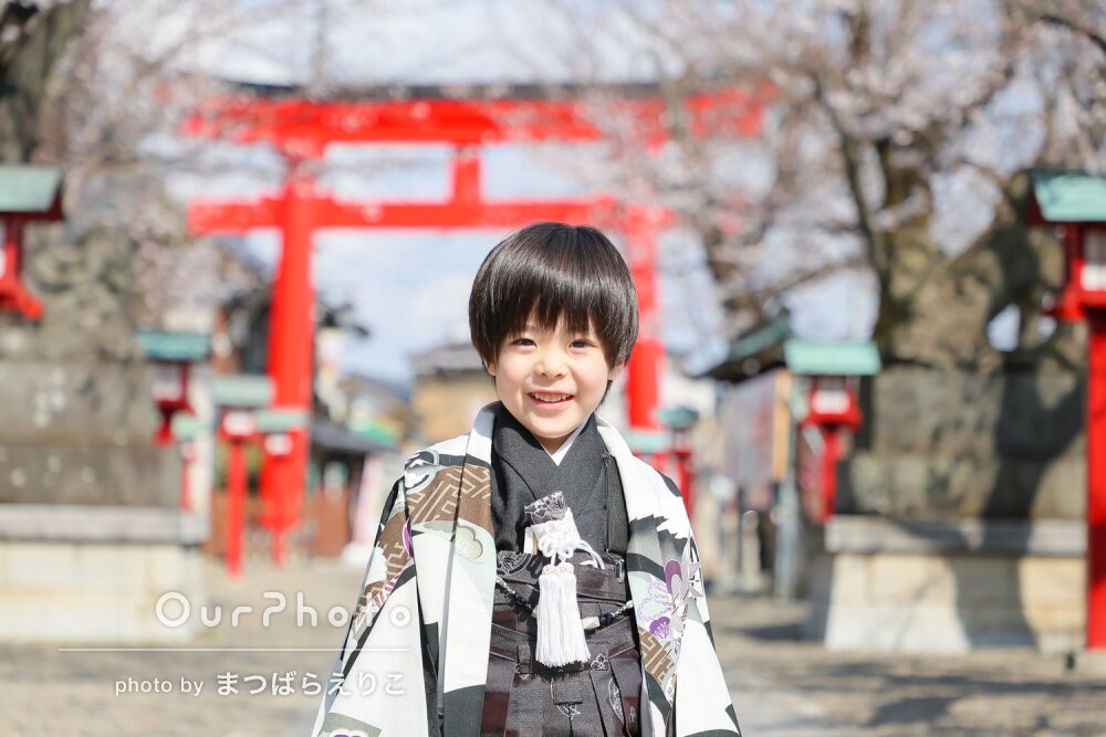 「写真の出来も素晴らしく大変満足」笑顔が可愛らしい男の子の七五三撮影