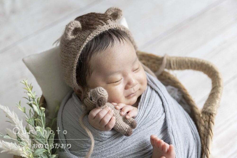 「素敵な写真ばかりで良い思い出」一瞬を逃さずニューボーンフォトの撮影