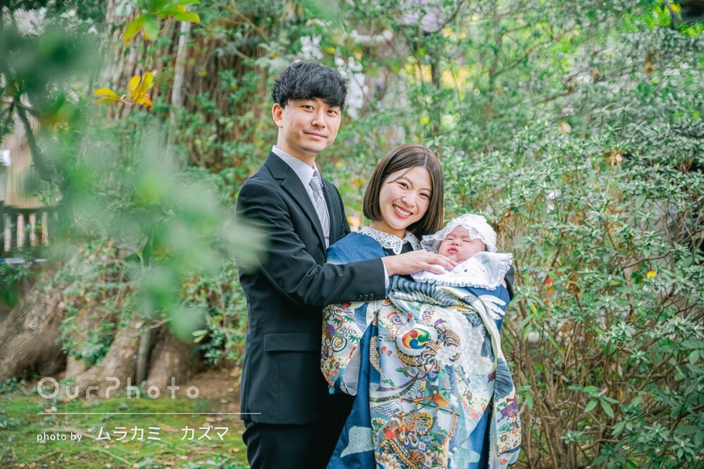 「家族の大切な思い出を素敵に残して」自然な笑顔で温かなお宮参りの撮影